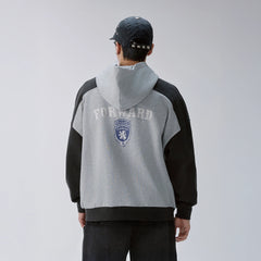 F2CE Contrast Panel Badge Graphic Hooded Jacket