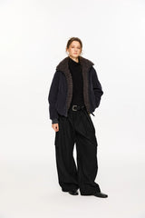 KREATE Suede Fuzzy Lining Jacket