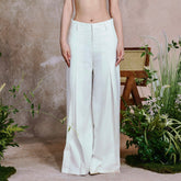 OIPWORD Middle-Pleated Oversized Trousers