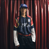 TRECLUB Layered Contrast Panel Hockey Jersey Tee