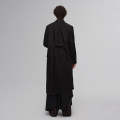 ILNya Nieternite Nifutur Raw-Edge Wool-Blend Longline Coat
