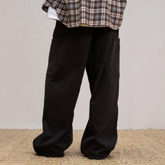 UNLIMITED MOTE Corduroy Pleated Baggy Pants