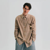 WIID Neck Tie Gingham Shirt