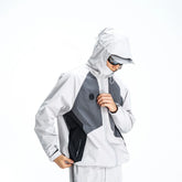 ENSHADOWER Spliced Splash-Proof Outdoor Zipper Jacket