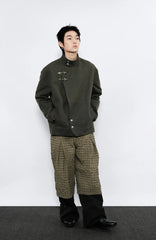 7440 37 1 Asym Placket Toggle Button Jacket