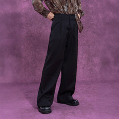 CLP Essential High-Waisted Straight-Leg Pants