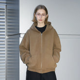 LABELROOM Washed Plush-Touch Hooded Jacket