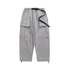 ME DA IGUAL Fleece-Lined Multi-Pocket Utility Pants