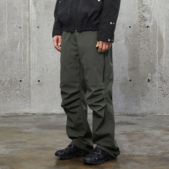 F2CE Deconstructed Crinkled Zipper Pants