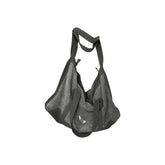 RELABEL Suede Panel Crossbody Bag