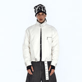 FLYERRER Panel Faux-Fur Lining Biker Jacket