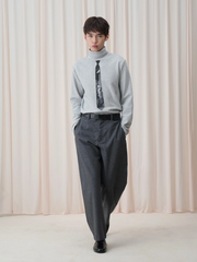 OUYANG WENJUN Essential Wool-Blend Wide-Leg Trousers