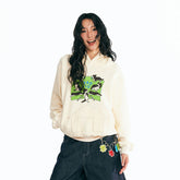 1997 POSTOFFICE Puppy Paradise Graphic Oversized Hoodie