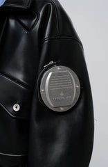 FACEONLAB Arm-Patched Bomber Oversized Jacket