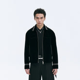 CATSSTAC Velvet Embroidered Trim Jacket