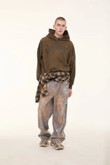 EGOFETCH Distressed Washed Hoodie
