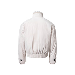 CATSSTAC Faux Fur Collar Waterproof Harrington Jacket