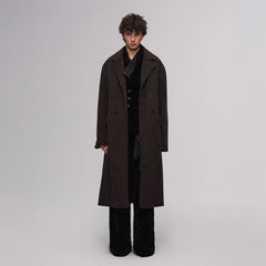 ILNya Nieternite Nifutur Wool-Blend Double-Breasted High-Neck Coat