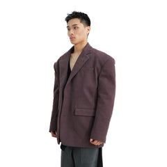 VANN VALRENCE Essential Padded Boxy Blazer
