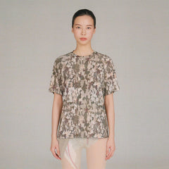 URBAN+FOREST Bark Camo Bamboo-Blend Tee