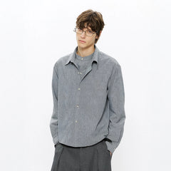 KREATE Linen Layered Check Shirt