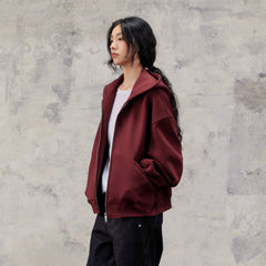 ALVNG AR ANTS Structured Curved Sleeve Pointed Hood Jacket