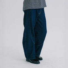 WIID Washed Stitched Curved Panel Jeans