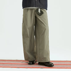 ONADAILYBASIS Curved-Pocket Paneled Utility Pants