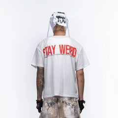 FVVO Stay Weird Graphic Punk T-Shirt