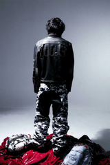 PCCVISION x GMK Camo Panel Embroidered Moto Pants