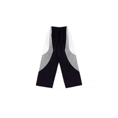 MIICHOUS Arc Contrast Panel Embroidered Track Pants