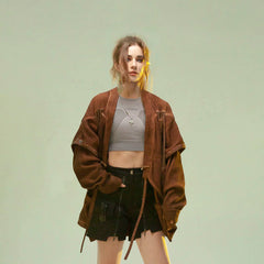 XIPHEVIL Cyberpunk Double-Layer Taoist Robe