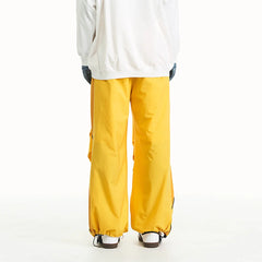 RELABEL Zig-Zag Spliced Pleated Parachute Pants