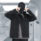 SILENSTORM Dual-Placket Softshell Hooded Jacket
