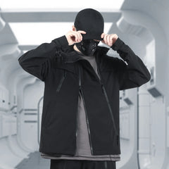 SILENSTORM Dual-Placket Softshell Hooded Jacket