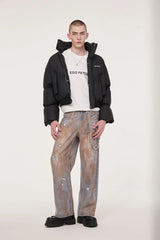 EGOFETCH Essential Cropped Puffer Jacket