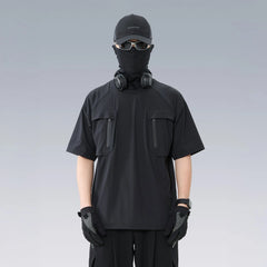 SILENSTORM Tactical Mesh-Back Zip Pocket T-Shirt