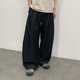 ROARINGWILD A ARCH Embroidered LOGO Draped Oversized Pants