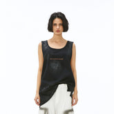 VANN VALRENCE Washed-Dyed Oversized Tank Top