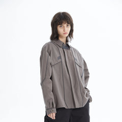 ERROR CODE ROBOT Modular Panel Button-Up Utility Shirt
