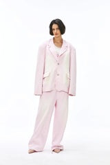 VANN VALRENCE Washed Beaded Double-Knee Trousers