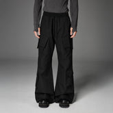 CATSSTAC Multi-Pocket Paneled Drawstring Cargo Pants