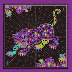 MASH UP ASIA Neon Leopard Starburst Decorative Art Print