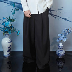 JIECHI Essential Draped Wide-Leg Pants