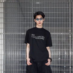 49PERCENT Essential Slogan T-Shirt