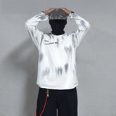 LUUUCAM Fragmented Life Distressed Brushstroke Tee