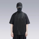 SILENSTORM Asymmetrical Mesh Deconstructed T-Shirt
