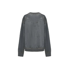 VANN VALRENCE Retro Graffiti Oversized Sweatshirt