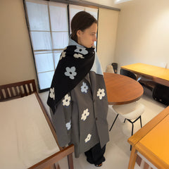 MIICHOUS Floral Paneled Detachable Liner Coat