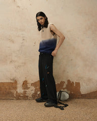 OVDY Classic Paint-Splattered Ripped Pants